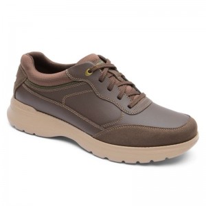 Men Rockport 6000 ProWalker Sneakers Dark Brown USA | RV2-38253