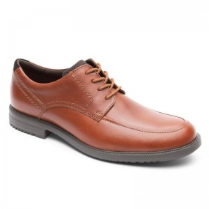 Men Rockport Berenger Moc Oxford Shoes Brown USA | RM5-69336