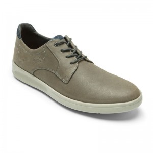 Men Rockport Caldwell Plain Toe Oxford Sneakers Grey USA | SM8-76907