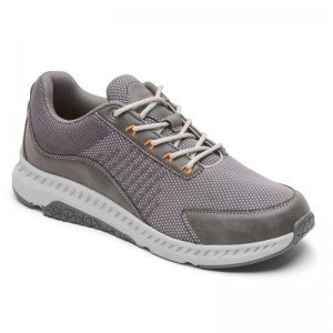 Men Rockport Calhoun Ubal Sneakers Grey USA | JB0-57555