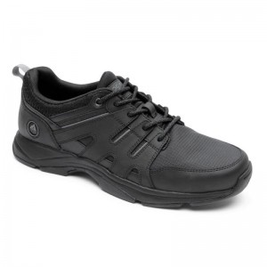 Men Rockport Chranson Sport Trekker Sneakers Black USA | GX4-14311