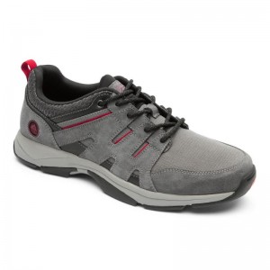 Men Rockport Chranson Sport Trekker Sneakers Grey USA | QT7-00530