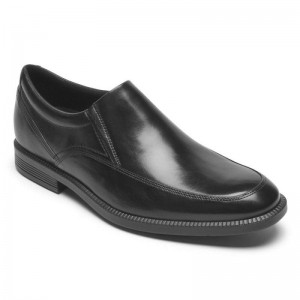 Men Rockport DresSports Office Slip-On Loafers Black USA | SO6-62606