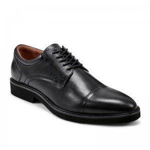 Men Rockport Findlay Dress Lace-up Almond Toe Oxford Shoes Black USA | PM9-96099