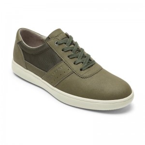 Men Rockport Jarvis Sneakers Olive USA | QQ0-00110