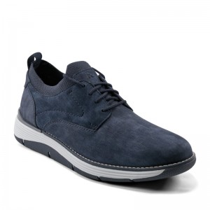 Men Rockport Lukah Lace-up Sneakers Dark Blue USA | DT3-68166