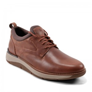 Men Rockport Lukah Lace-up Sneakers Dark Red USA | SW9-53605