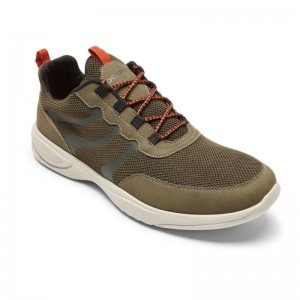 Men Rockport Metro Path Ghillie Sneakers Green USA | SB1-65326