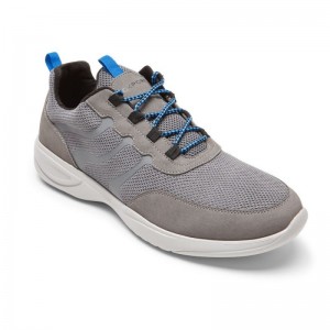 Men Rockport Metro Path Ghillie Sneakers Grey USA | UE1-32783