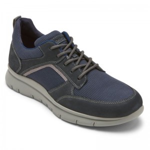 Men Rockport Primetime Casual Mudguard Sneakers Navy USA | MM9-57335