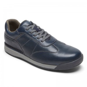 Men Rockport ProWalker 7200 Plus Active Sneakers Navy USA | DE1-18421