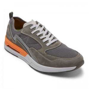 Men Rockport PulseTech Sport Ubal Sneakers Grey USA | VE4-10271