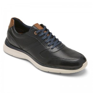 Men Rockport Total Motion Active Mudguard Sneakers Navy USA | KV5-01590