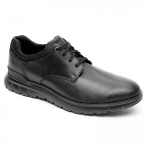 Men Rockport Total Motion Sport Oxford Shoes Black USA | XA3-29142