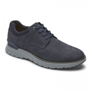 Men Rockport Total Motion Sport Oxford Shoes Navy USA | KJ9-46624