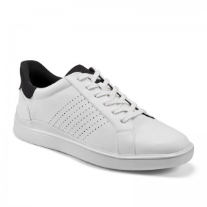 Men Rockport Tristen Step Activated Lace-Up Sneakers White USA | IZ1-65076