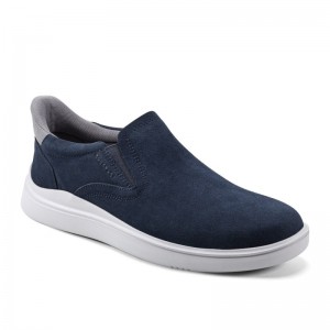 Men Rockport Tristen Step Activated Slip On Sneakers Dark Blue USA | ZR5-52585