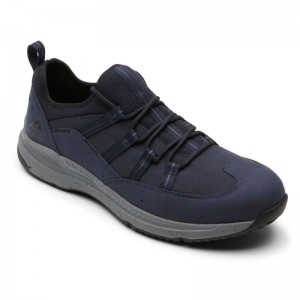 Men Rockport XCS Total Motion Trail Sneakers Navy USA | PQ8-64806