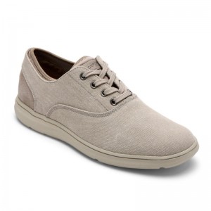 Men Rockport Zaden CVO Lace-Up Sneakers Grey USA | OB4-43304