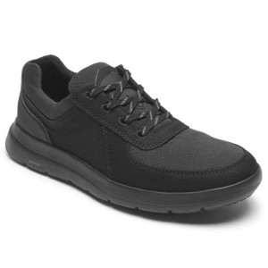 Men Rockport truFLEX Cayden Ubal Sneakers Black USA | OF6-55745