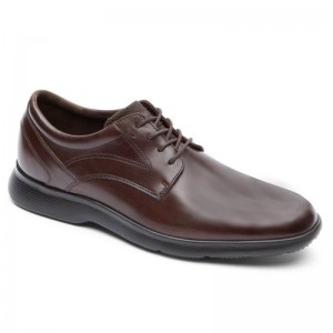 Men Rockport truFLEX DresSports Oxford Shoes Dark Brown USA | HQ0-57195