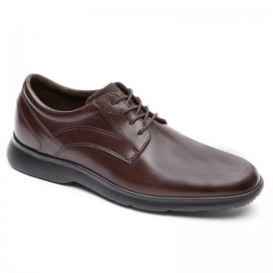 Men Rockport truFLEX DresSports Oxford Shoes Dark Brown USA | RG9-66436