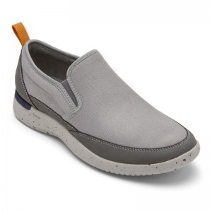 Men Rockport truFLEX Fly Mudguard Slip-On Loafers Grey Multi USA | RW2-21062