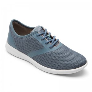 Women Rockport Ayva Washable Sneakers Blue USA | GH5-26652