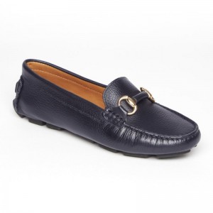 Women Rockport Bayview Bit Keeper Loafers Navy USA | OC7-10791