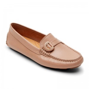 Women Rockport Bayview Ring Loafers Pink USA | AY6-28502