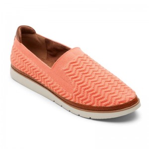 Women Rockport Camryn Slip Ons Coral USA | EI3-58495