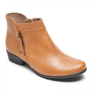 Women Rockport Carly Booties Brown USA | BN8-78947