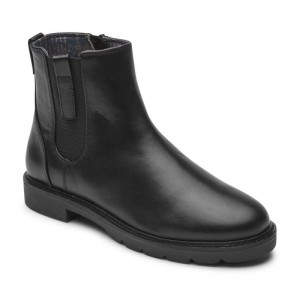 Women Rockport Kacey Chelsea Boots Black USA | PY3-39143