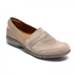 Women Rockport Penfield A-Line Slip Ons Brown USA | VY8-87888