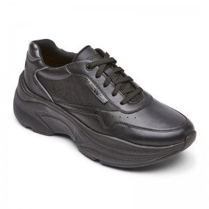 Women Rockport ProWalker NEXT Sneakers Black USA | RH8-61246