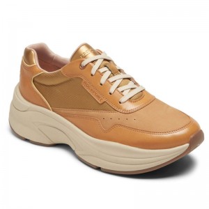 Women Rockport ProWalker NEXT Sneakers Brown USA | YS8-00380