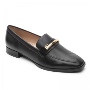 Women Rockport Santana Bit Loafers Black USA | FG0-62726