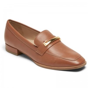 Women Rockport Santana Bit Loafers Brown USA | NQ2-24502