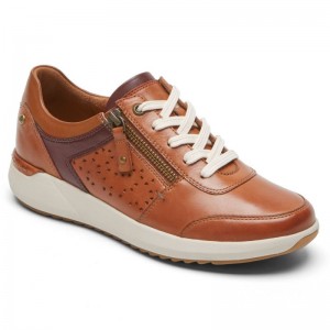 Women Rockport Skylar Sneakers Brown USA | QO9-69856