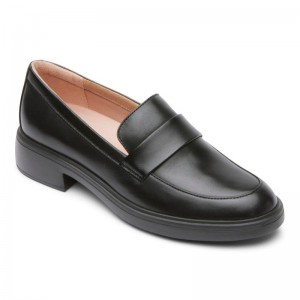 Women Rockport Total Motion Lennox Loafers Black USA | WE2-62456