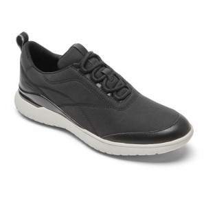 Women Rockport Total Motion Sport Sneakers Black USA | GO2-51565