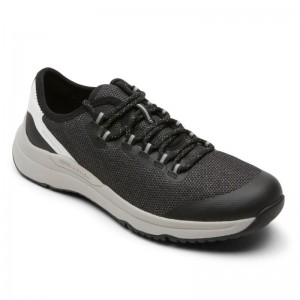 Women Rockport Total Motion XCS Trail Lace-Up Sneakers Black USA | KL9-80288