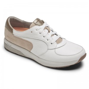 Women Rockport Trustride ProWalker Sneakers White USA | XM0-60836