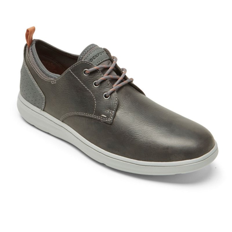 Men Rockport Beckwith Plain Toe Oxford Sneakers Grey USA | RT0-99249