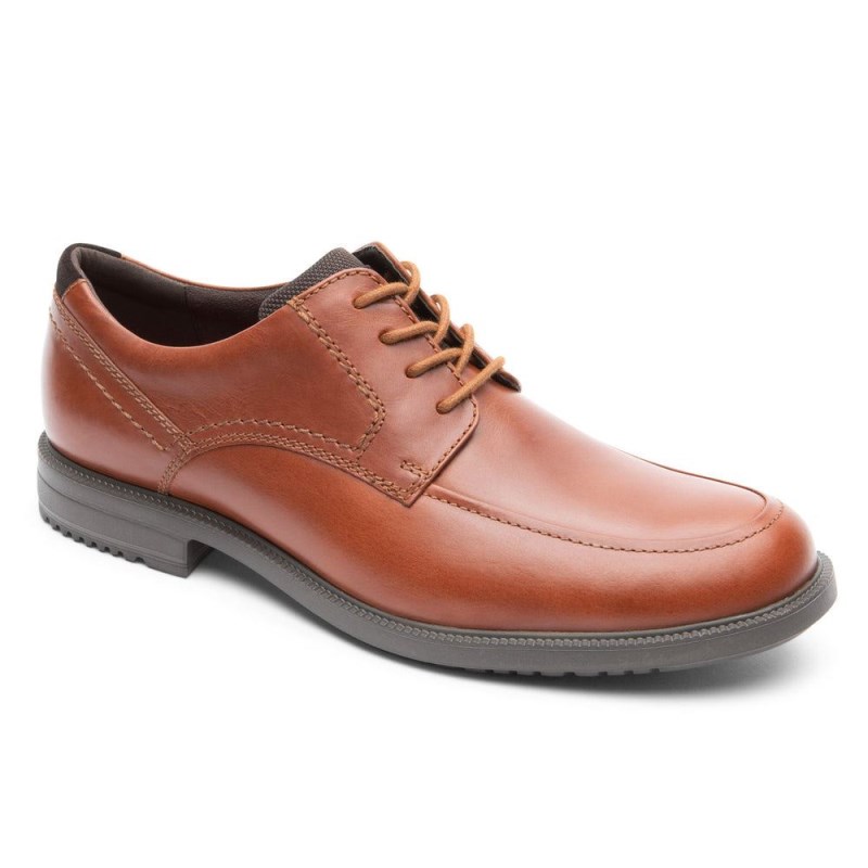 Men Rockport Berenger Moc Oxford Shoes Brown USA | RM5-69336