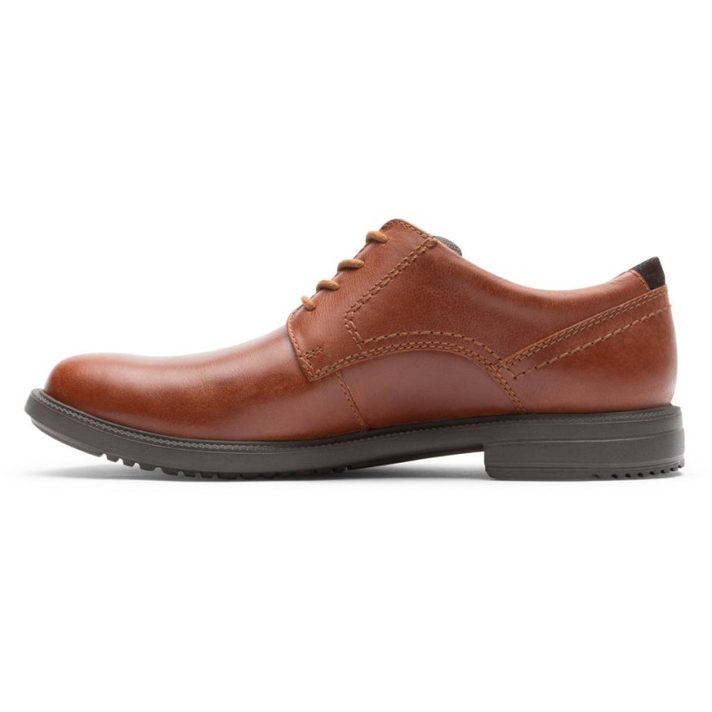 Men Rockport Berenger Oxford Shoes Brown USA | CG0-75957