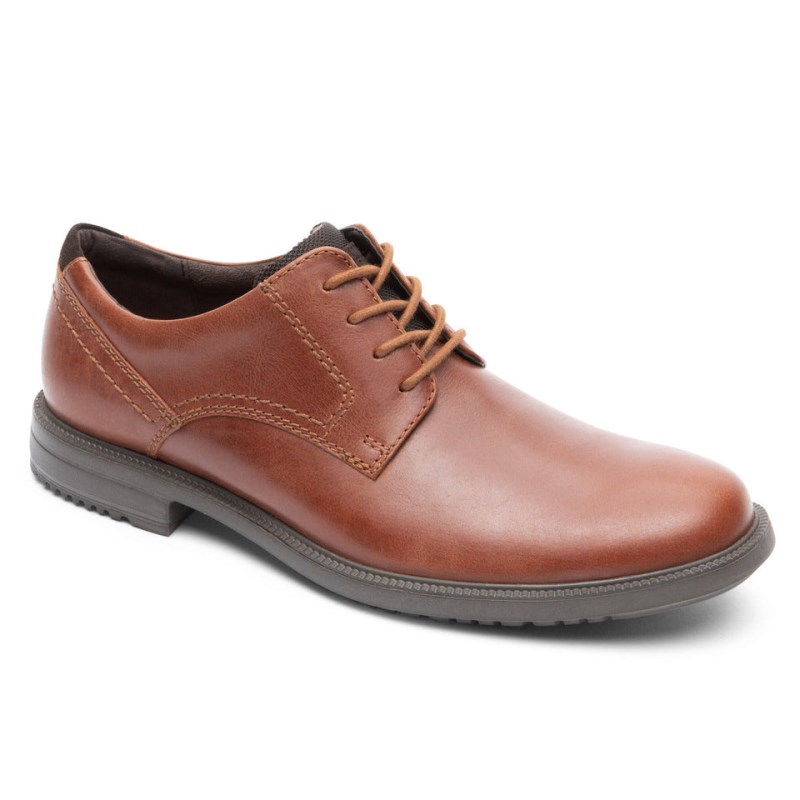 Men Rockport Berenger Oxford Shoes Brown USA | CG0-75957