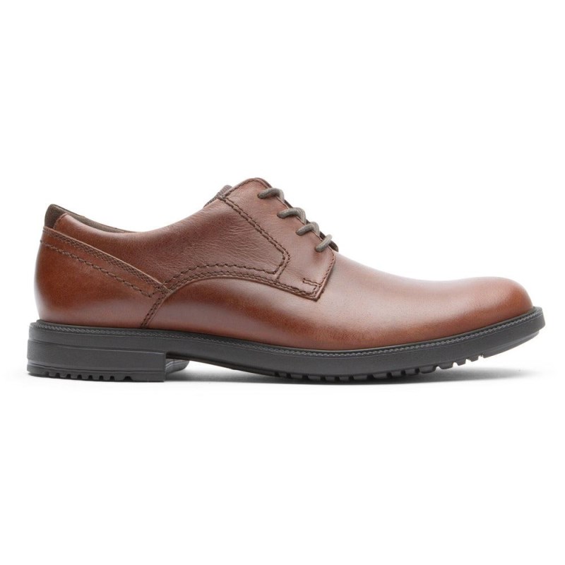 Men Rockport Berenger Oxford Shoes Brown USA | KB8-87078