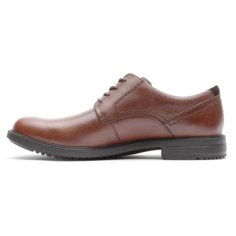 Men Rockport Berenger Oxford Shoes Brown USA | KB8-87078