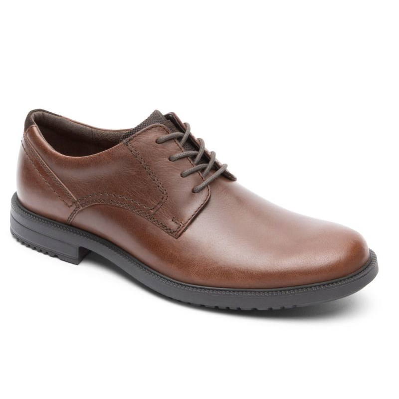 Men Rockport Berenger Oxford Shoes Brown USA | KB8-87078